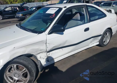 2000 Honda Civic Dx from USA, damaged, VIN 1HGEJ622XYL080410